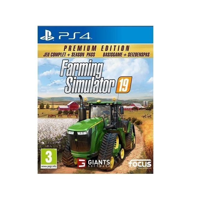 Focus - Farming Simulator 19 Édition Premium Jeu PS4 Focus   - Farming simulator