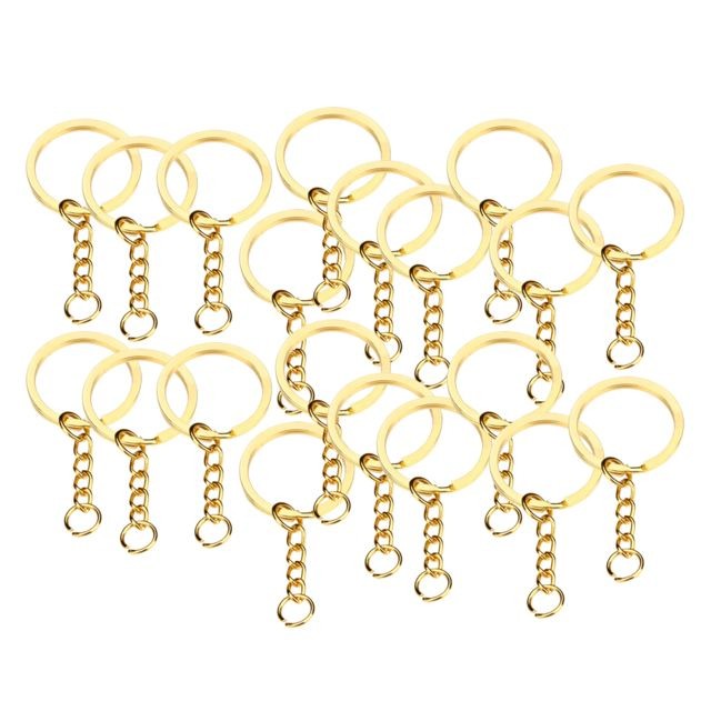 marque generique porte-clés avec chaîne anneau fendue