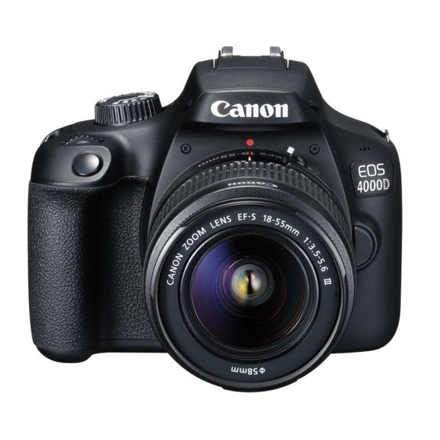 Canon - APN Reflex  EOS 4000D + EF-S18-55 mm - Noir - Reflex Numérique