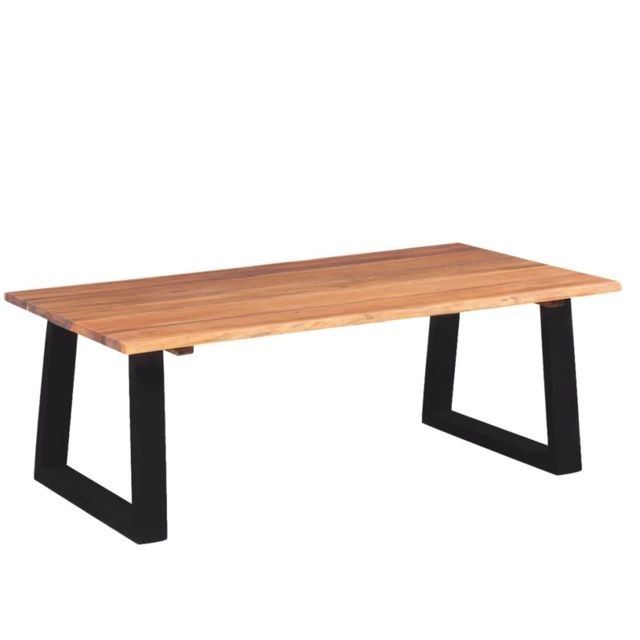 Vidaxl - vidaXL Table basse Bois d'acacia massif 110 x 60 x 40 cm - Tables basses Vidaxl