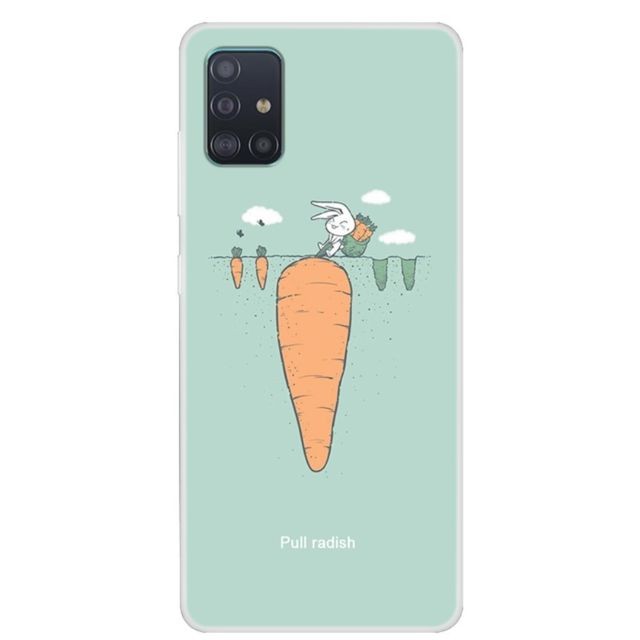 Generic - Coque en TPU impression de motifs souple carotte pour votre Samsung Galaxy A51 Generic  - Coque Galaxy S6 Coque, étui smartphone