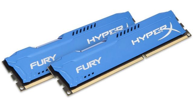 Hyperx - HyperX - Fury Blue 8 Go (2x4 Go) Hyper X PC12800 1600MHz CL10 - RAM PC Fixe Fury