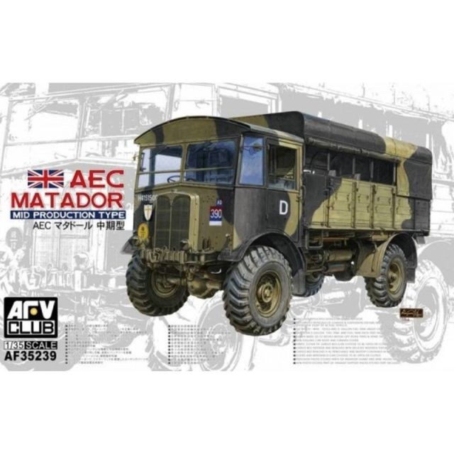 Afv Club - Maquette Camion British Aec Matador Mid Production Type - Camions