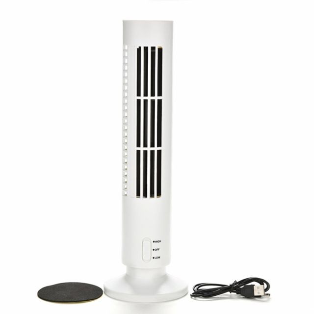 Ventilateur Ventilateur D'air Portable Bureau à Domicile Personnel Mini Refroidissement USB Refroidisseur Blanc