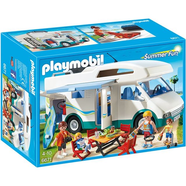 Playmobil Playmobil Famille avec camping-car - 6671