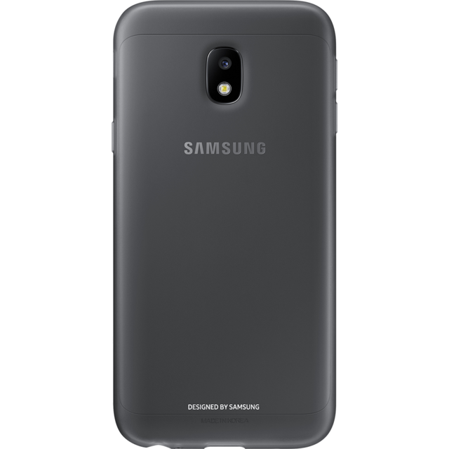 Samsung - Jelly Cover J3 2017 - Noir - Coque, étui smartphone Plastique