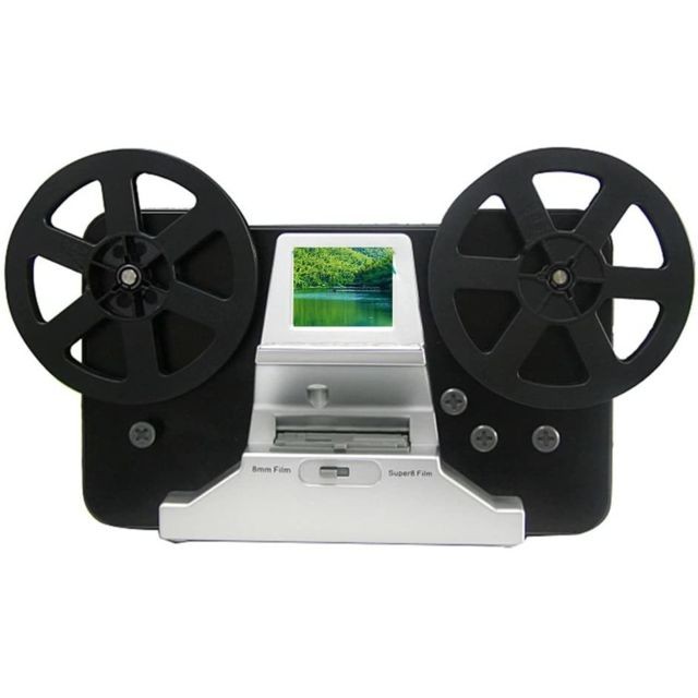 Winait - Scanner de pellicule pour films 8 mm et Super 8 Winait   - Scanner diapositives Pack reprise