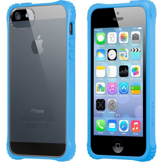 Sacoche, Housse et Sac à dos pour ordinateur portable G-Case Protection iPhone 5s bumper G-Case Shock pour iPhone 5s Bleu