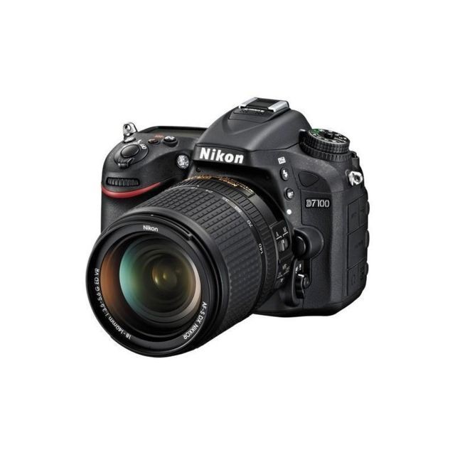 Nikon - Hybride - Nikon D7100 - Noir + Objectif 18-140 MM VR - Reflex Numérique Nikon