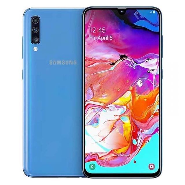 Samsung - Samsung A705 Galaxy A70 4G 128GB Dual-SIM blue EU - Smartphone Android Samsung galaxy a70
