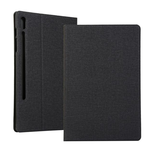 Sacoche, Housse et Sac à dos pour ordinateur portable Generic Pour Samsung Galaxy Tab S6 10.5in T860 Slim TPU Stand Case Cover 2019 Noir