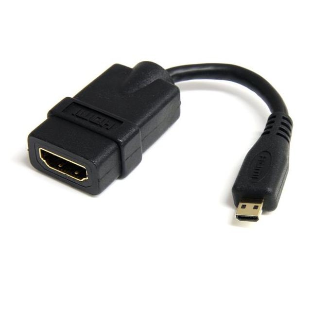 Startech - Câble adaptateur HDMI haute vitesse de 12cm - HDMI vers Micro HDMI - F/M - Câble HDMI