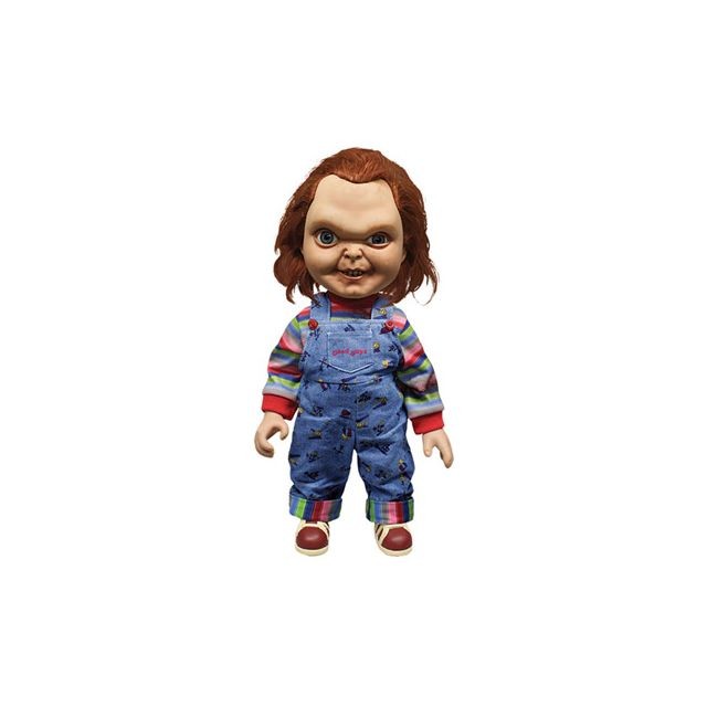 Mezco - Peluche - Chucky Jeu d'enfant poupée sonore Sneering Chucky 38 cm - Héros et personnages