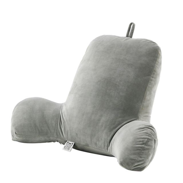 marque generique -grand coussin de lit oreiller de lecture creux en coton avec revêtement amovible rose marque generique  - Literie de relaxation