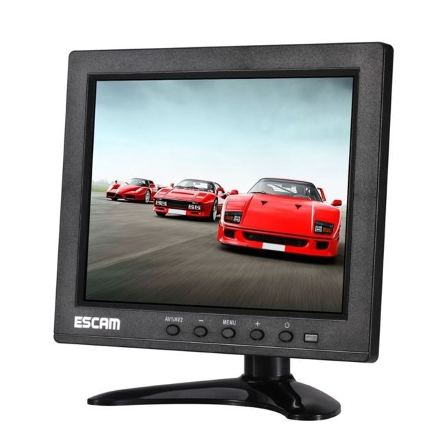 Wewoo - Moniteur LCD pour la sécurité CCTV PC 8 pouces TFT LCD 1024x768 avec VGA et HDMI AV & BNC USB - Ecran PC