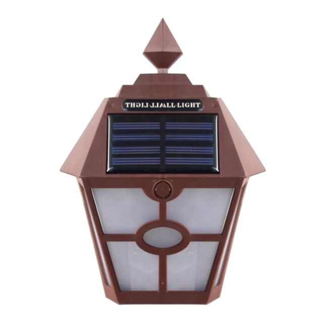 Eclairage solaire marque generique Lampes Murales Solaires Imperméables De Voie Extérieure Vintage De Lumières Solaires Lumière Chaude