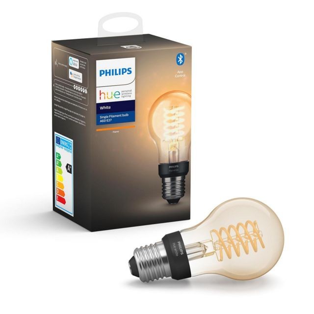 Philips Hue - White - Ampoule connect&e- LED 9W Filament E27 x1 - Ampoule connectée