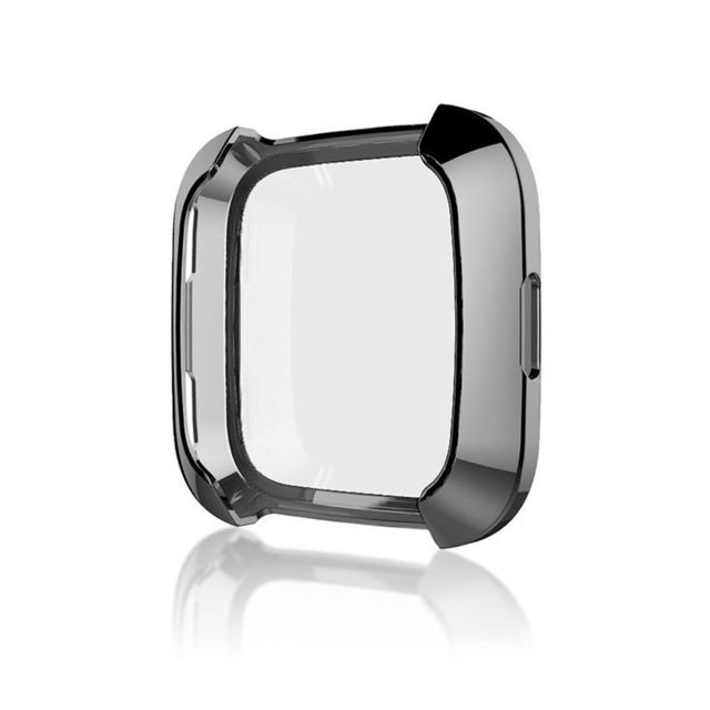 Wewoo - Protection écran Étui de en TPU Smart Watch Soft pour Fitbit Versa Noir Wewoo  - Objets connectés