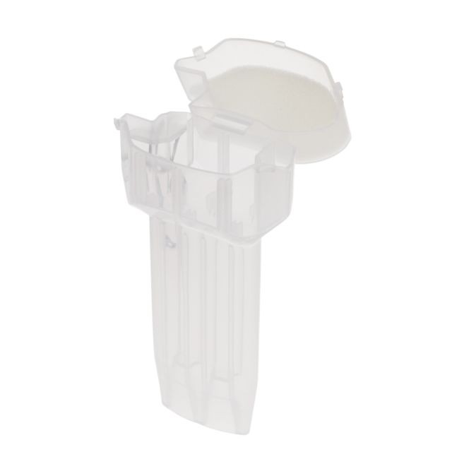 marque generique - boîte transparente en plastique portable avec boucle de verrouillage blanc - Rangers