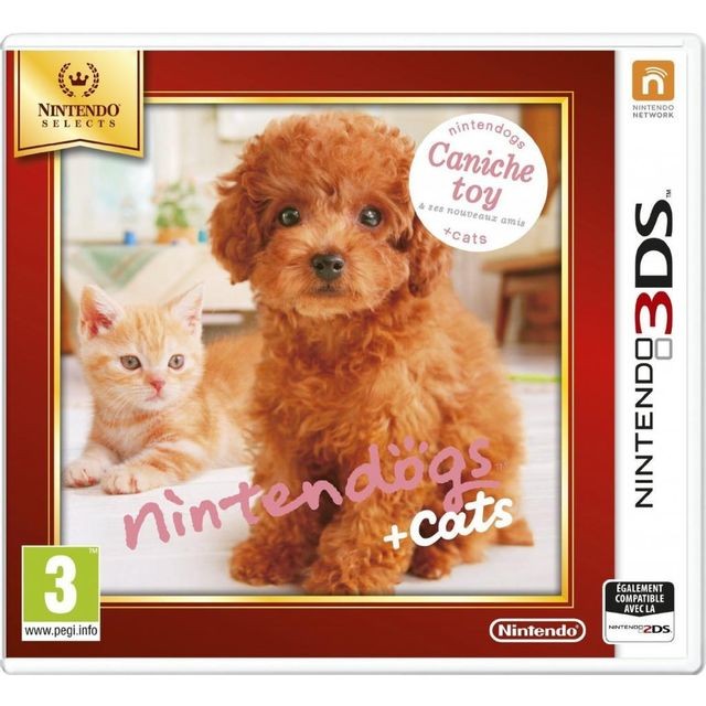 Nintendo - 3DS Select - Nintendogs + cats Caniche Toy & ses nouveaux amis - Jeux 3DS