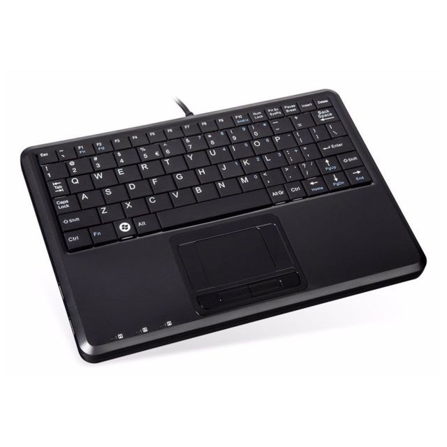 marque generique - Tastatur, Perixx PERIBOARD-510 H PLUS, USB, Clavier super mini-pavé tactile, UK-Layout - Clavier marque generique
