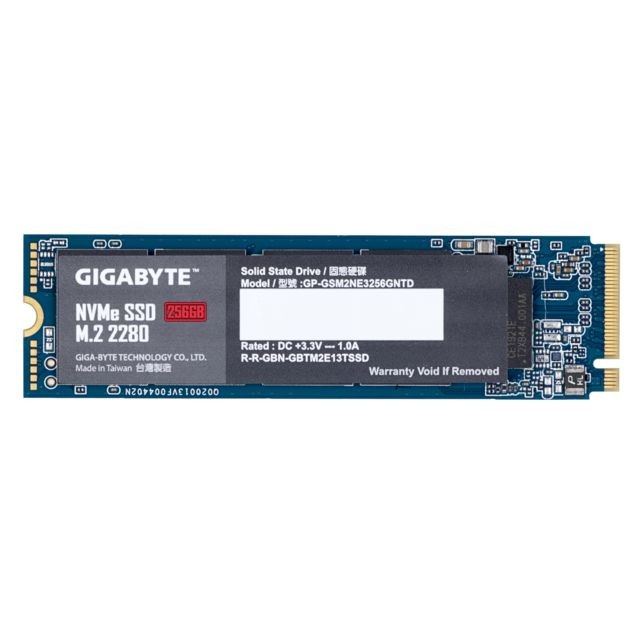 SSD Interne 256 Go - M.2 2280 - PCI-Express 3.0 x4, NVMe 1.3