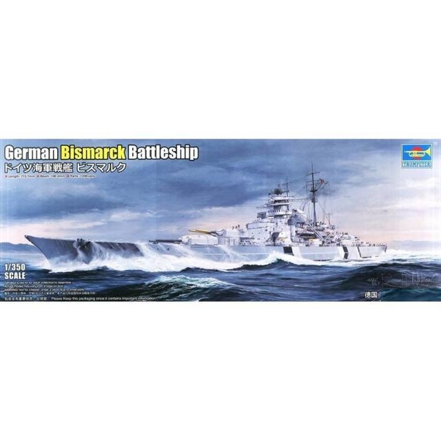 Trumpeter - Maquette Bateau German Bismarck Battleship - Maquette bateau radiocommande a construire