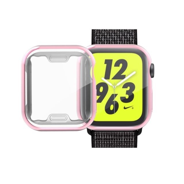 Wewoo - Couverture totale en TPU pour Apple Watch série 4 44 mm (rose) Wewoo  - Wewoo
