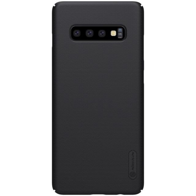 marque generique - Coque en TPU bouclier super givré dur noir pour votre Samsung Galaxy S10 marque generique - Accessoire Smartphone marque generique