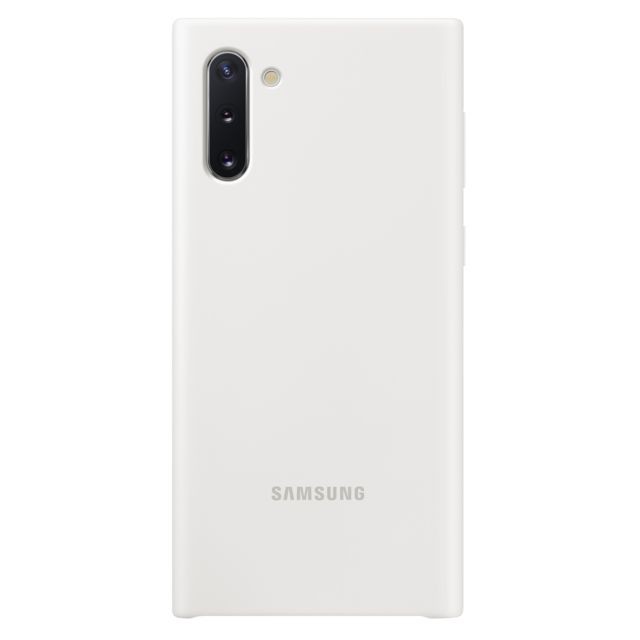 Samsung - Coque Silicone Galaxy Note10 - Blanc - Coque iPhone 11 Pro Accessoires et consommables