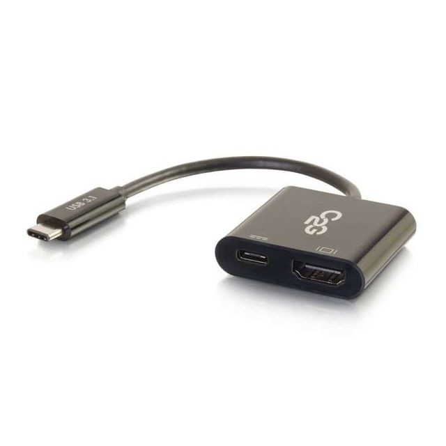 Cables To Go - C2G 80492 adaptateur et connecteur de câbles HDMI HDMI, USB-C Noir - Câble USB HDMI Câble HDMI