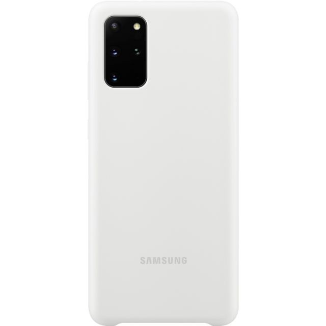 Samsung - Coque Silicone pour Galaxy S20+ Blanc Samsung  - Accessoires Samsung Galaxy S Accessoires et consommables
