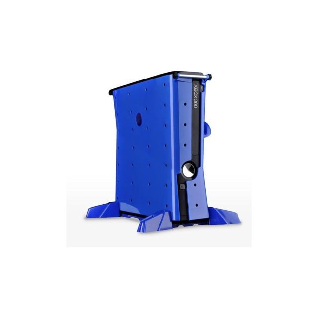 Sans Marque - Coque Vault Calibur 11 pour Xbox 360 - Bleue - Ventilation optimisee - Manette XBOX 360