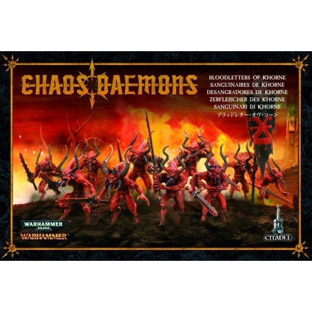 Games Workshop - Warhammer AoS & 40k . - Daemons Of Khorne Bloodletters Games Workshop  - Marchand 1fodiscount