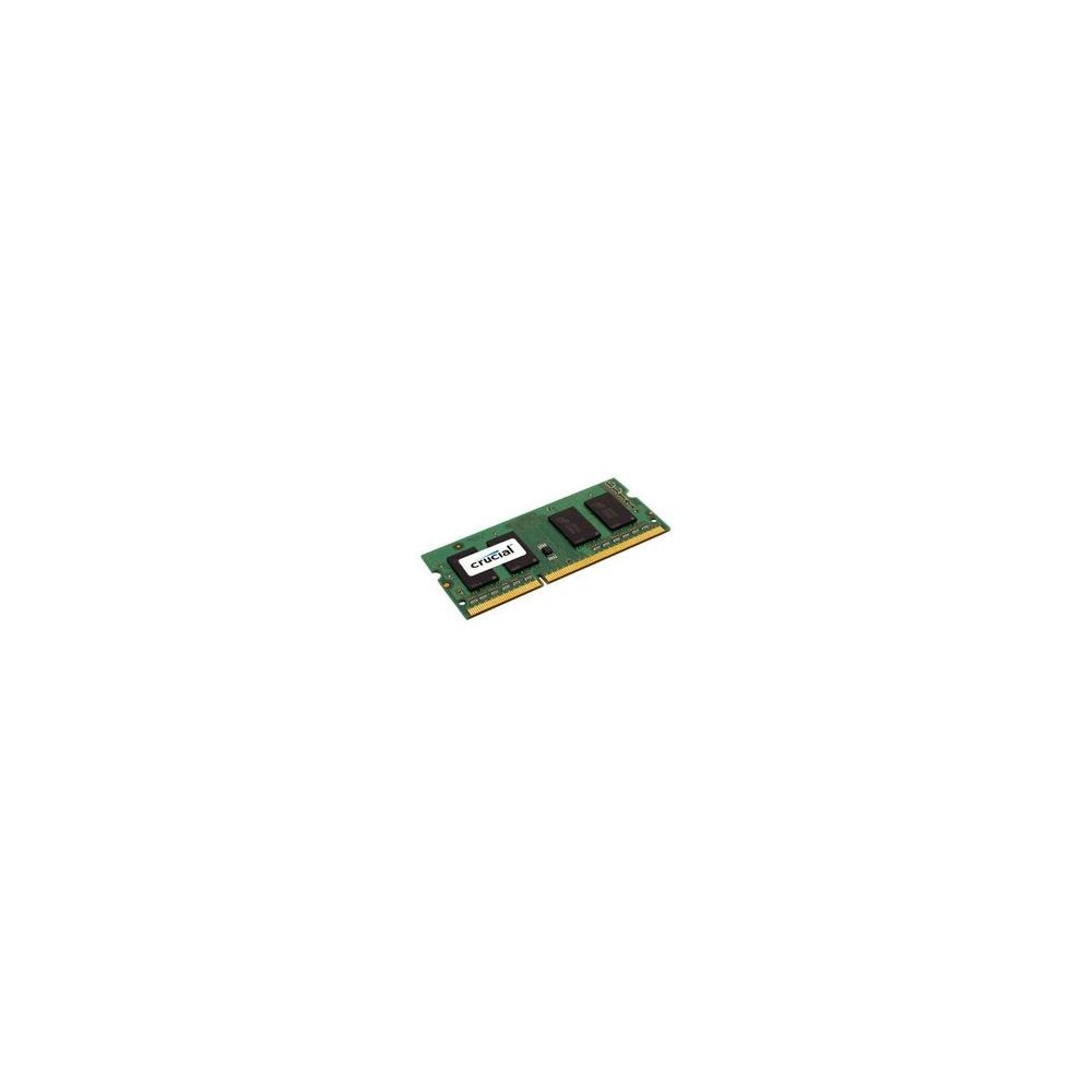 RAM PC Crucial Mémoire portable CRUCIAL SO-DIMM DDR3 PC3-12800 - 8 Go - 1600 MHz - CAS 11