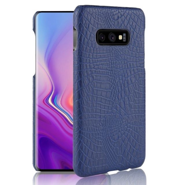Wewoo - Coque rigide Crocodile antichoc Texture PC + Etui PU pour Galaxy S10 Lite (Bleu) Wewoo  - Coque, étui smartphone