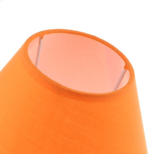 Abats-jour Abat-jour En Tissu Abat-jour De Table Lampadaire Lampe De Chevet Abat-jour Orange