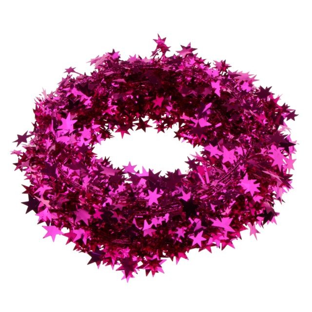 marque generique - 10pcs étoile de Noël guirlande guirlande décoration noël arbre décor rose marque generique  - deco cocooning Décoration