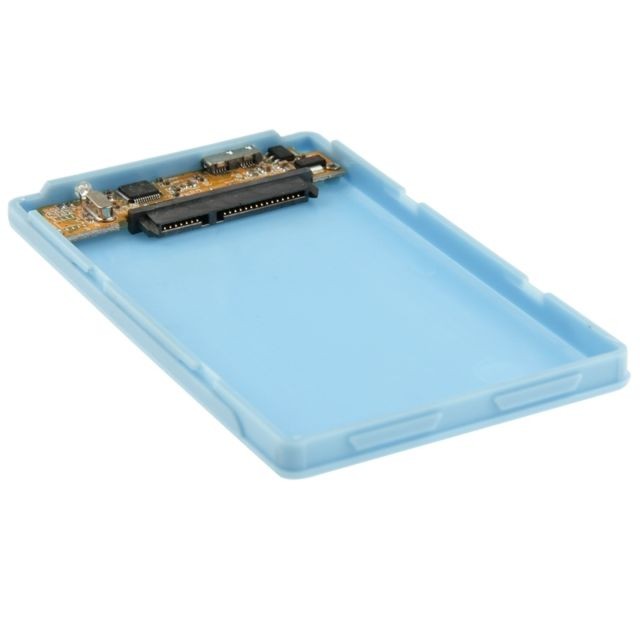Wewoo Boîtier disque dur bleu externe HDD SATA & IDE haute vitesse de 2,5 pouces, prise en charge USB 3.0