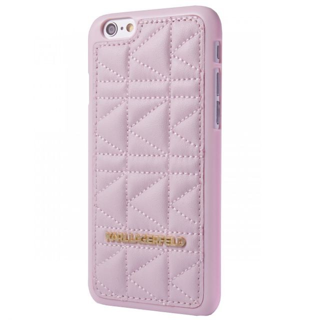 Coque, étui smartphone Karl Lagerfeld Karl Lagerfeld Coque Kuilted Rose Pour Apple Iphone 5/5s**