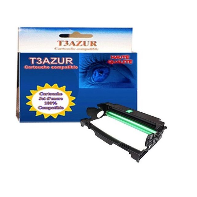 T3Azur - Tambour Lexmark  E360 / E360d / E360dn - Compatible - 30 000 pages T3Azur  - Cartouche d'encre