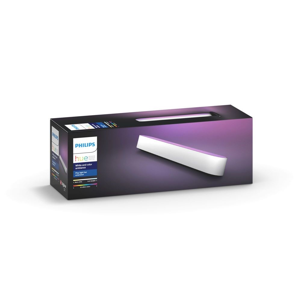 Lampe connectée Philips Hue White & Color - Play light bar Extension - Blanc