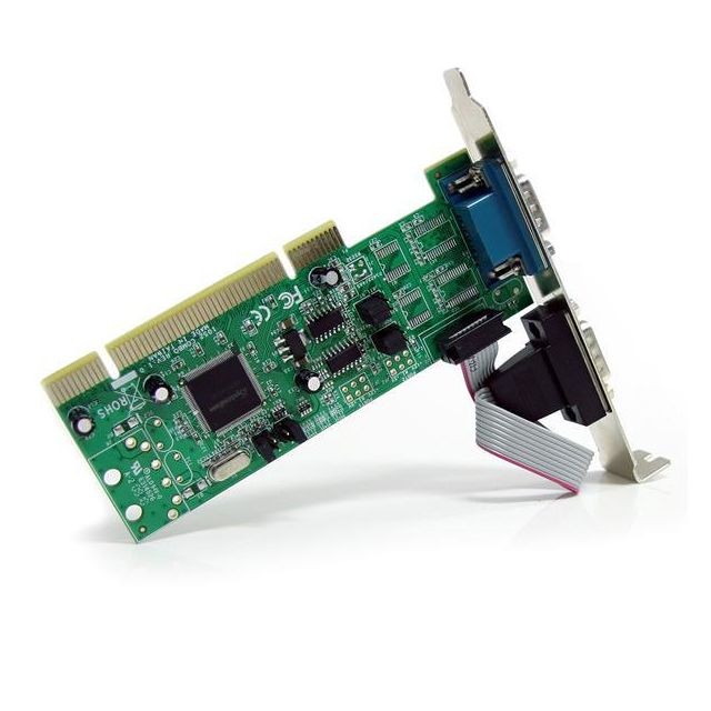 Startech - Carte PCI avec 2 Ports DB-9 RS422/485 Startech   - Carte Contrôleur
