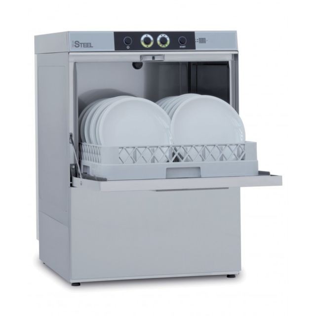 Colged - Lave-vaisselle professionnel avec pompe de vidange - 6,8 kW - Triphasé STEEL361DGPV - Colged -         400V triphase - Lave-vaisselle Pose-libre
