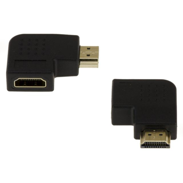 Kalea-Informatique - Adaptateur Plat avec Angle 90° vers la Gauche HDMI (Type A) Femelle vers Mâle Kalea-Informatique  - Carte Contrôleur USB