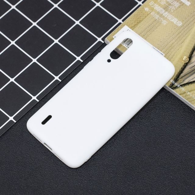 marque generique - Coque en TPU couleur de bonbon souple blanc pour votre Xiaomi Mi CC9/Mi CC9 Meitu Edition marque generique  - Coque, étui smartphone