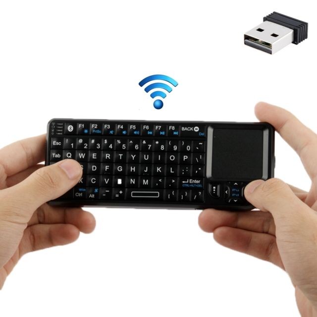 Wewoo - Pour Mobile / PC / noir Presenter utilisation UKB-100 Bluetooth Wireless Ultra Mini clavier avec Touchpad - Clavier Sans fil