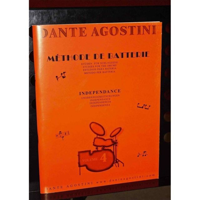 Méthodes pédagogiques Agostini Agostini Vol.4 - Indépendance - Méthode batterie