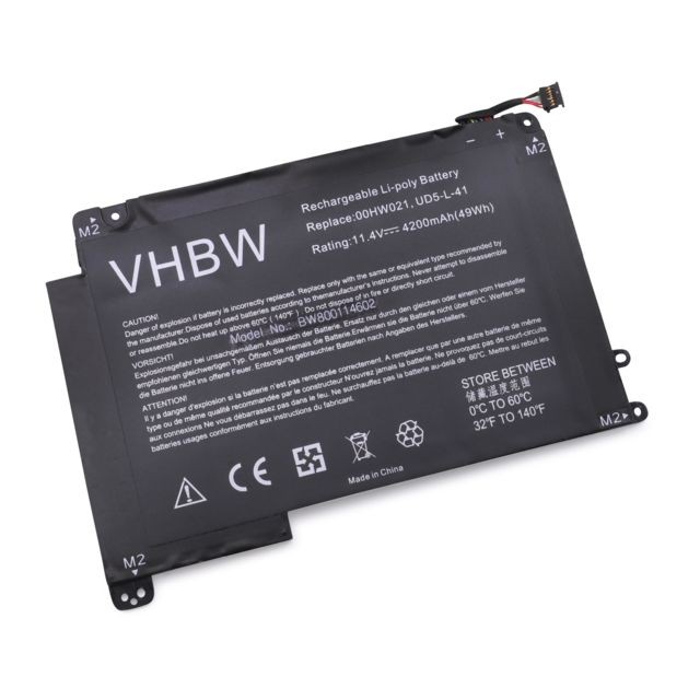 Vhbw - vhbw Li-Polymère batterie 4200mAh (11.4V) pour ordinateur portable laptop notebook Lenovo Yoga 460 Vhbw  - Lenovo yoga pc