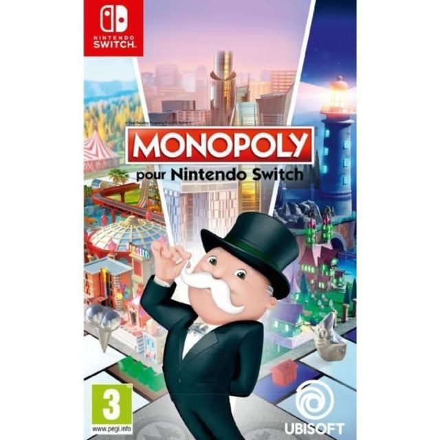 Nintendo - Monopoly Switch Nintendo  - Idées cadeaux pour Noël Jeux et Consoles